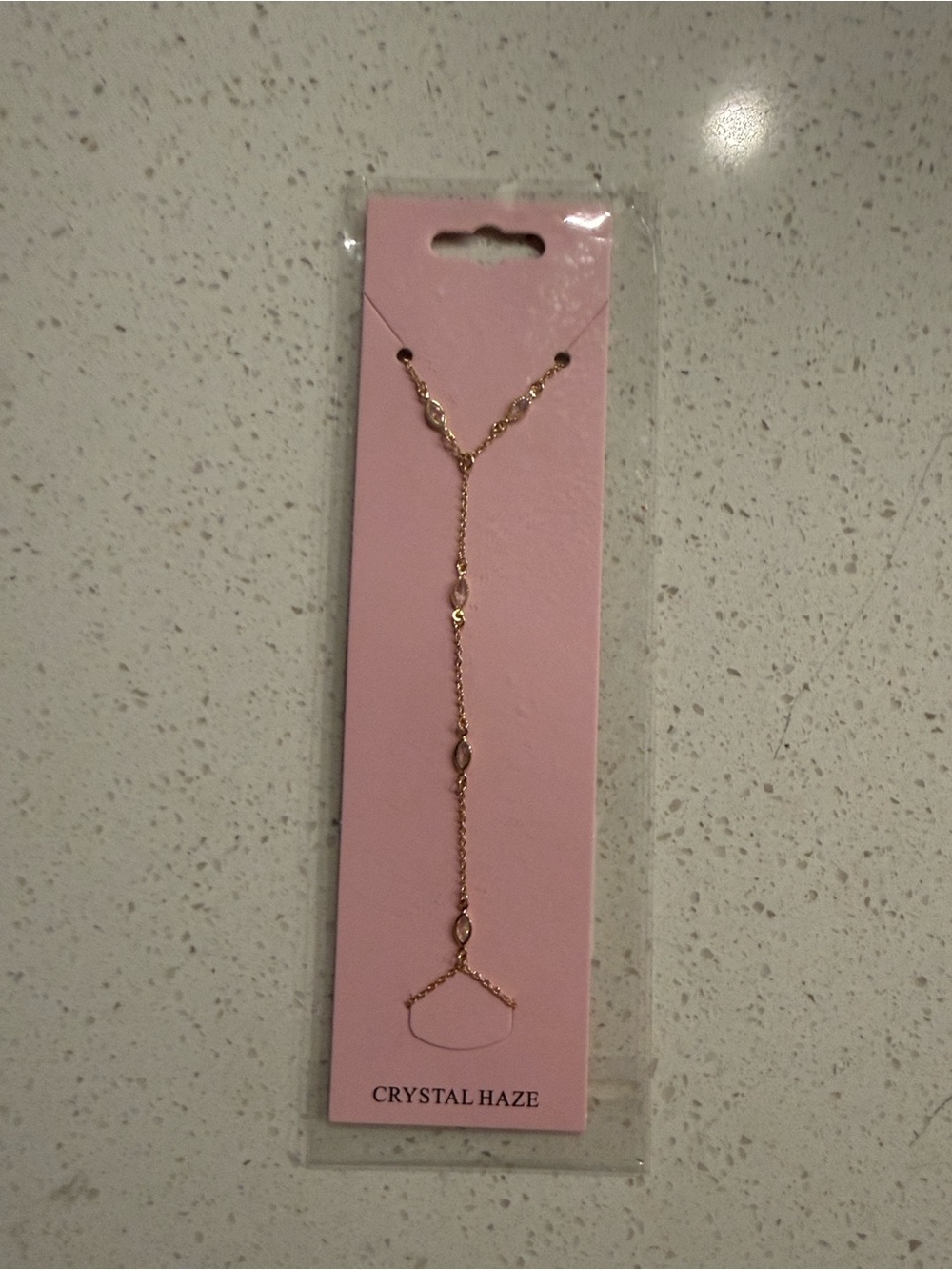Crystal Haze Hand Chain Bracelet Ring NWT - Picture 3 of 3